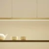 Paul Neuhaus LED-Pendelleuchte, messing-matt mit Touchdimmer