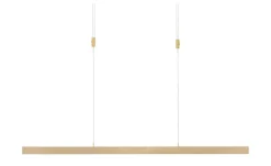 Paul Neuhaus LED-Pendelleuchte, messing-matt mit Touchdimmer