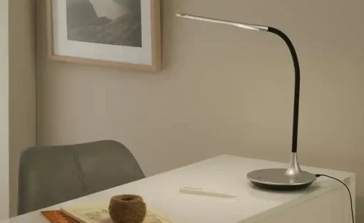 Paul Neuhaus LED-Schreibtischleuchte, silberfarben