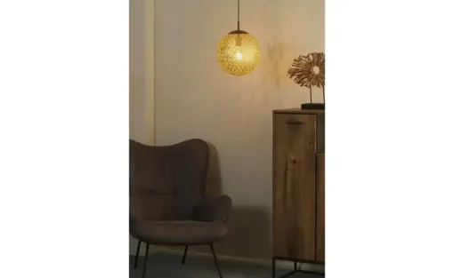 Paul Neuhaus Pendelleuchte, 1-flammig, rostfarben ´klein´