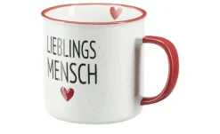 Peill+Putzler Kaffeebecher Lieblingsmensch | Weiß, Rot