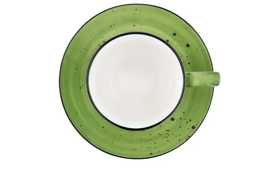 Peill+Putzler Kaffeetasse Genua | Grün, Weiß, Kaffeetasse