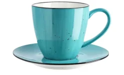 Peill+Putzler Kaffeeuntertasse Genua | Blau, Weiß, Kaffeeuntertasse