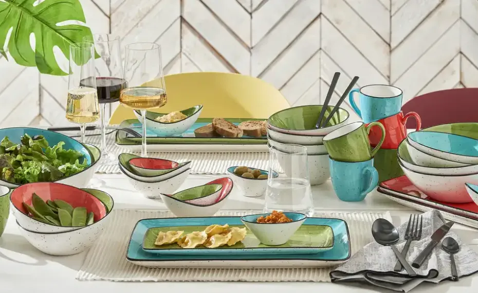 Peill+Putzler Schale S Genua | Rot, Weiß, Schale S