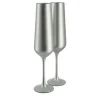 Peill+Putzler Sektkelch 200 ml, 2er Set Las Vegas | silberfarben, Sektkelch 200 ml