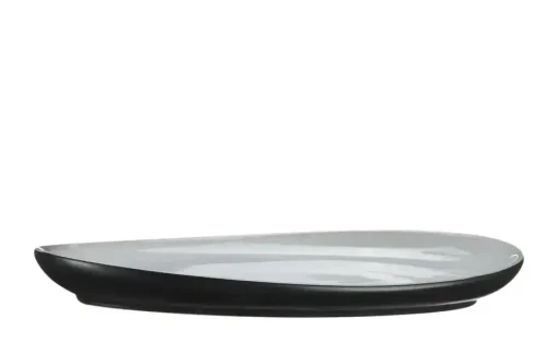 Peill+Putzler Servierplatte Como | Schwarz, matt, Grün, 31 cm