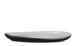 Peill+Putzler Servierplatte Como | Schwarz, matt, Grau, 25,7 cm