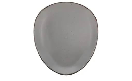 Peill+Putzler Speiseteller dreieckig 30 cm Siena | Grau, Speiseteller dreieckig