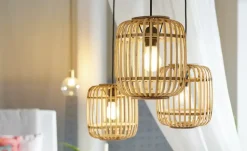 Pendelleuchte, 1-flammig, Holzlamellen | Möbel Höffner