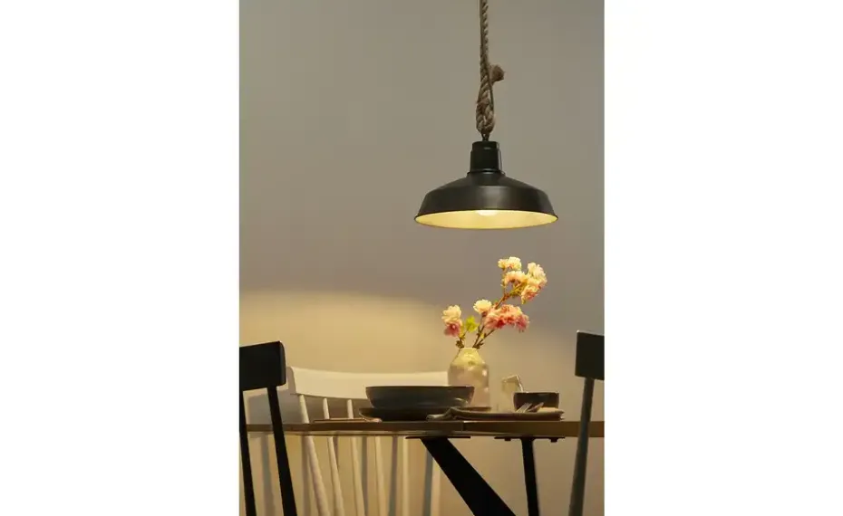 Pendelleuchte, 1-flammig Metall schwarz | Möbel Höffner