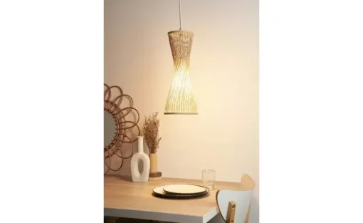 Pendelleuchte, 1-flammig, Rattan | Möbel Höffner