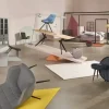Pendelleuchte, 1-flammig, softgrün / kupferfarben