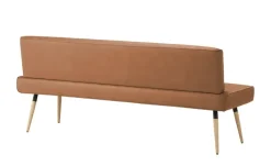 Polsterbank  massiv 4402 | Toffeebraun, 166 cm
