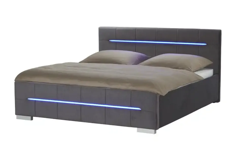 Polsterbett mit LED-Beleuchtung Bicester | Höffner