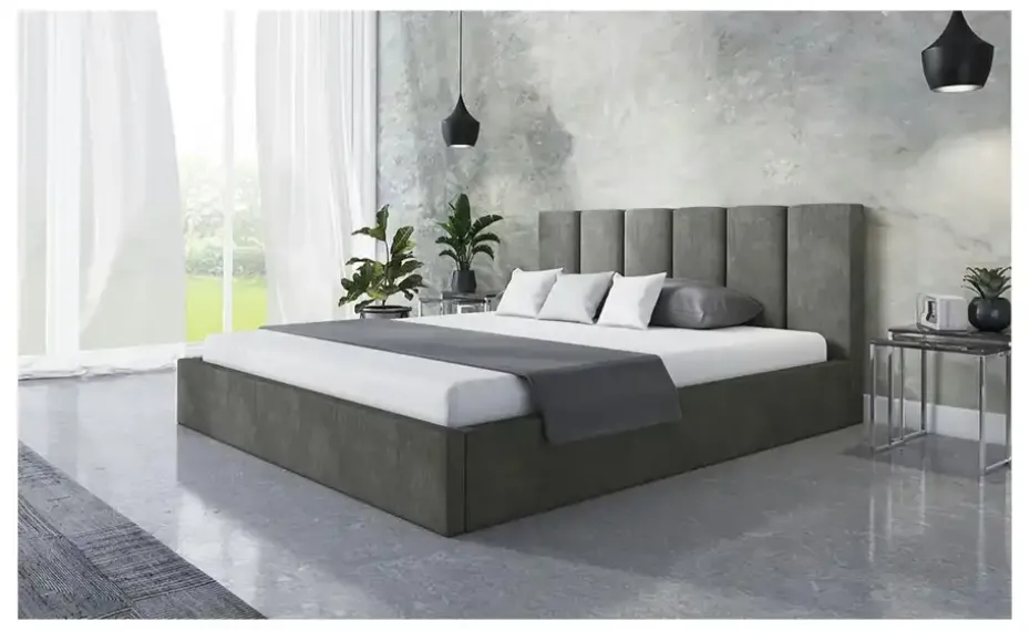 Polsterbett mit Stauraum Slindon | 148 cm, 140x200 cm