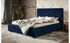 Polsterbett mit Stauraum Wigan | 120x200 cm, Blau