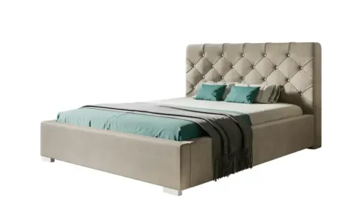 Polsterbett mit Stauraum Preston | 120x200 cm, Beige