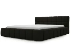 Polsterbett mit Stauraum Alcester | Schwarz, 140 cm