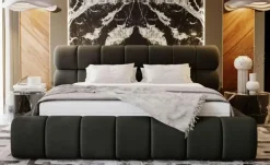 Polsterbett mit Stauraum Marlow | Anthrazit, 140 cm