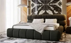 Polsterbett mit Stauraum Marlow | Anthrazit, 140 cm