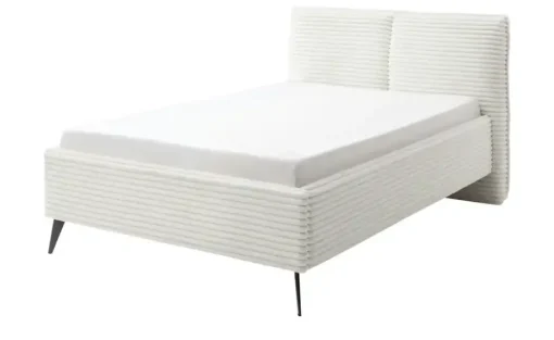 Polsterbettgestell flauschiger Mega-Cord Bezug Matera | 140 cm, ohne Bettkasten