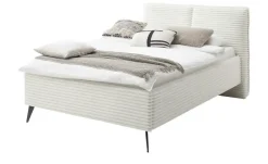 Polsterbettgestell flauschiger Mega-Cord Bezug Matera | 140 cm, mit Bettkasten