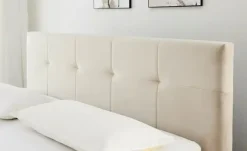 Polsterbettgestell mit Bettkasten Evita | Beige, inklusive Federholzrahmen