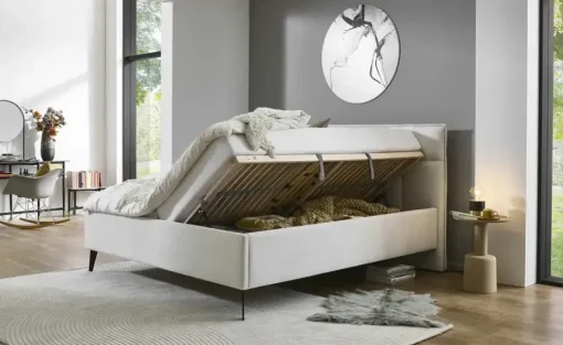 Polsterbettgestell Paulo | 160 cm, mit Bettkasten
