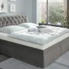 Polsterdoppelbett Derby | Grau | Möbel Höffner