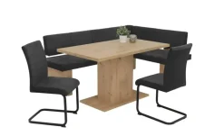 Polster-Eckbank Matteo | Anthrazit | Möbel Höffner