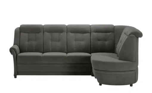 Polstermöbel Oelsa Ecksofa Andorra | Grau, rechts