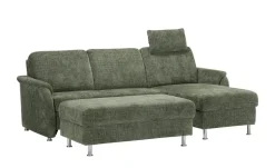 Polstermöbel Oelsa Ecksofa Selecta-Home | Grün, Erweiterte Funktion