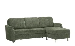 Polstermöbel Oelsa Ecksofa Selecta-Home | Grün, Erweiterte Funktion