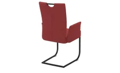 Polsterschwingstuhl 3061 | Bordeauxrot, Griff, Armlehne