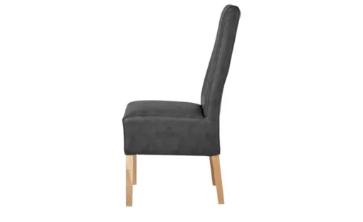 Polsterstuhl 2-er Set aus Buche Marlon | Anthrazit, Buche