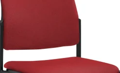 Polsterstuhl  2er Set MyPlano | Rot, Schwingstuhlgestell