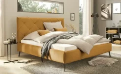 pop Dekokissen Velvet | Goldgelb, 60 cm | Möbel Höffner