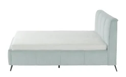 pop Polsterbett mit Bettkasten Pamela | 140 cm, Hellblau