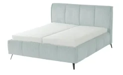 pop Polsterbett mit Bettkasten Pamela | 160 cm, Hellblau