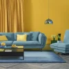 pop Sessel zweifarbig Cosy Cloudyflex | Petrol, Dunkelblau
