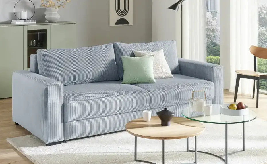 Querschläfer mit Schlaffunktion Lindsey | Grau