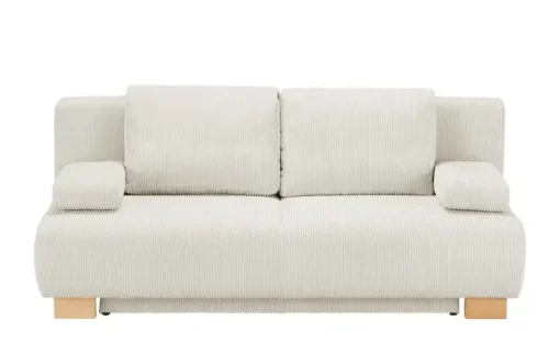 Querschläfer Sofa aus Cord Ralf | Creme | Möbel Höffner