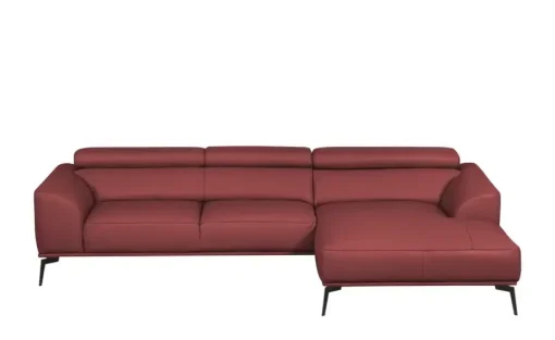 Ravensberger Werkstätten Ecksofa Atlanta | Rot, rechts