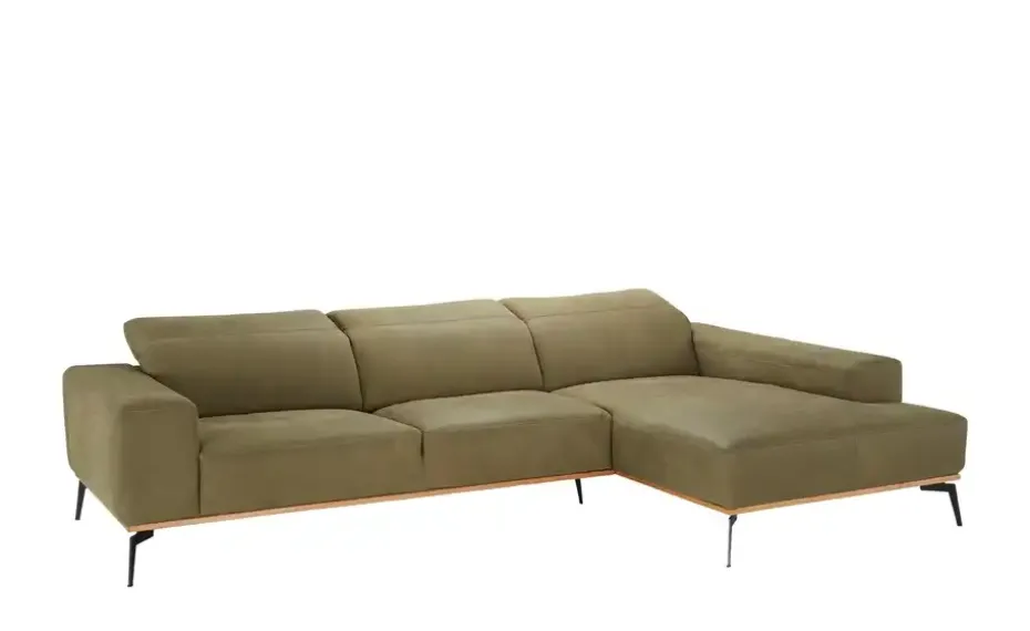 Ravensberger Werkstätten Ecksofa Oakland | Olivgrün, rechts