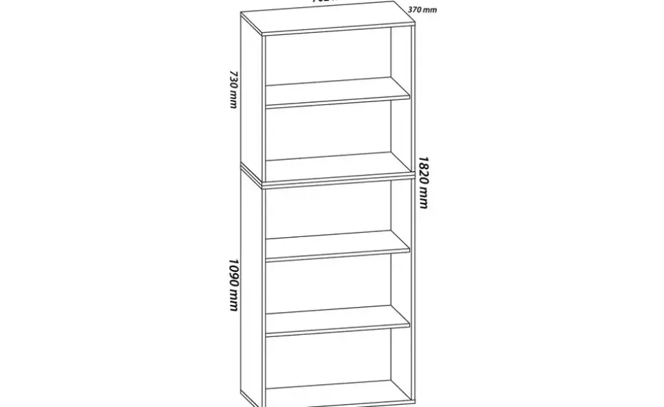 Regal Lona | Grau | Möbel Höffner