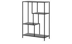 Regal Seano | Esche (Nachbildung), Schwarz | Höffner