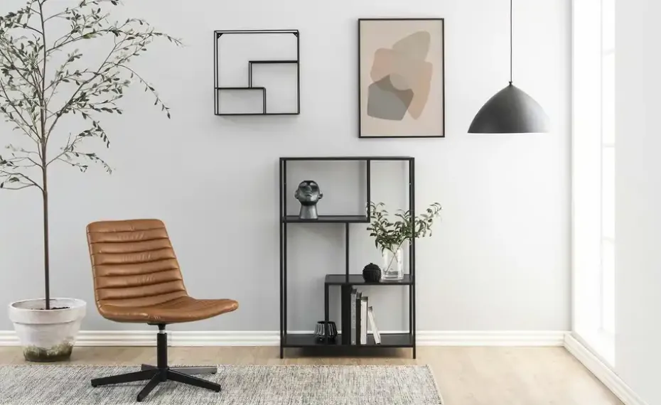 Regal Seano | Esche (Nachbildung), Schwarz | Höffner