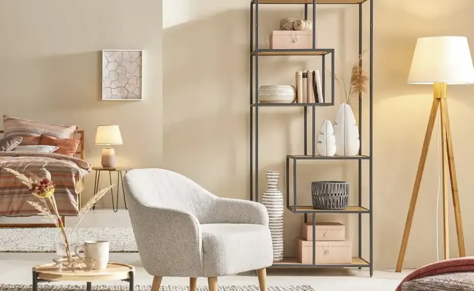 Regal Seano | Wildeiche (Nachbildung), Schwarz