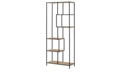 Regal Seano | Wildeiche (Nachbildung), Schwarz