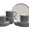 Ritzenhoff & Breker Kaffeeservice, 12-teilig Jasper | Grau, Weiß